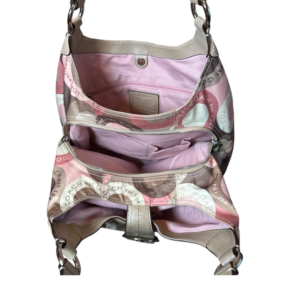❌SOLD❌Coach Snaphead Sateen Hobo Bag EUC - Picture 11 of 15